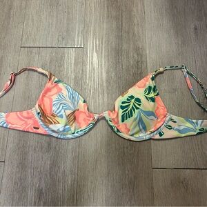 RipCurl Floral Bikini Top